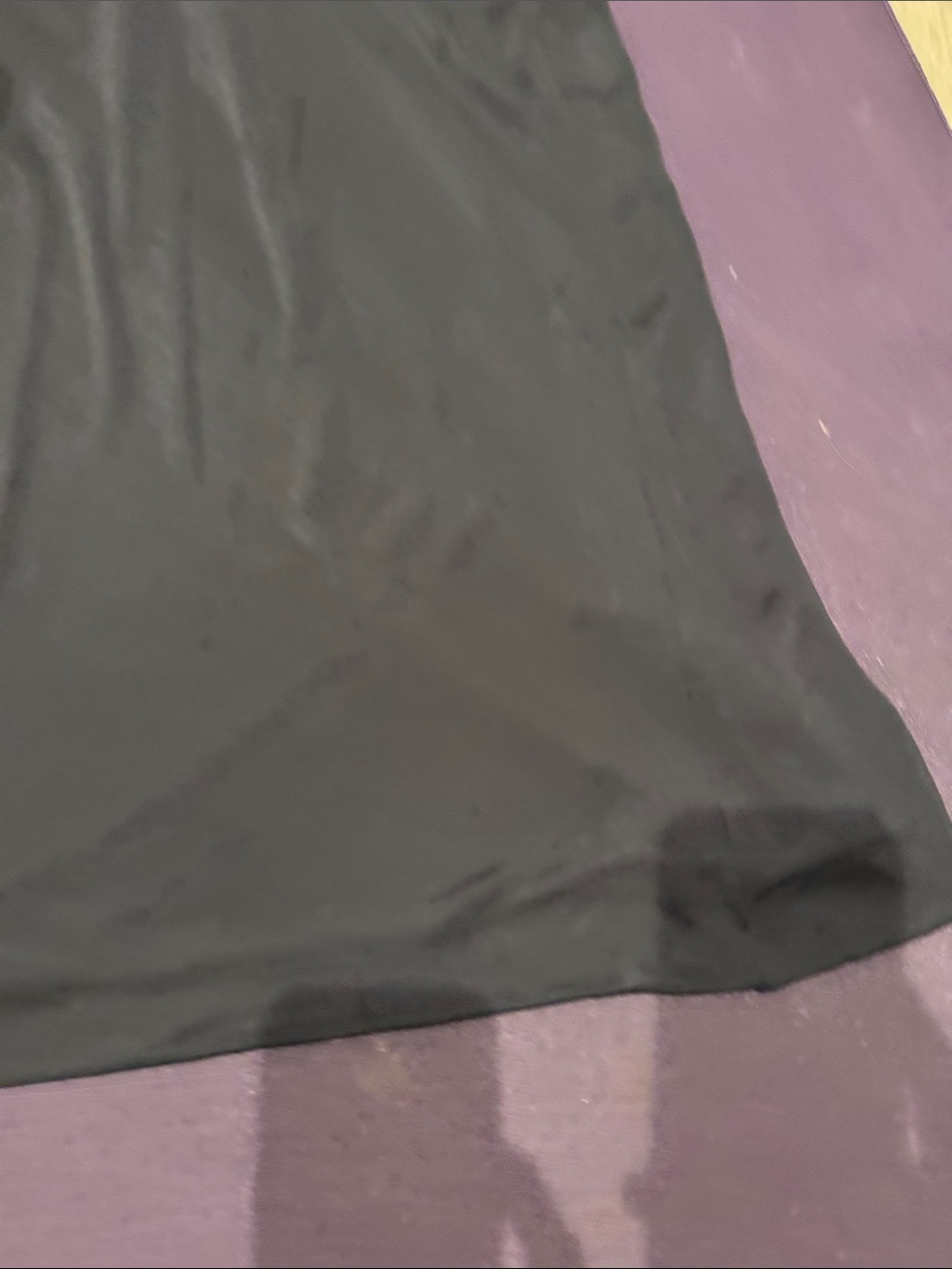 Babaton Black Draped Wrap-Front Midi Skirt - Picture 3 of 4